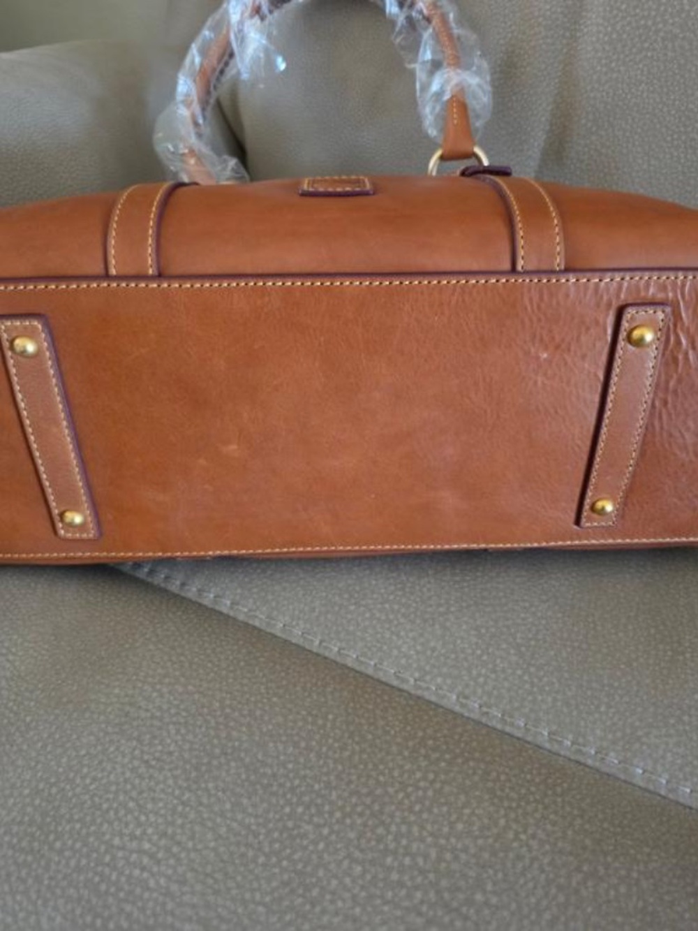 NWT DOONEY & BOURKE AUTHENTIC LEATHER SATCHEL - Picture 4 of 4